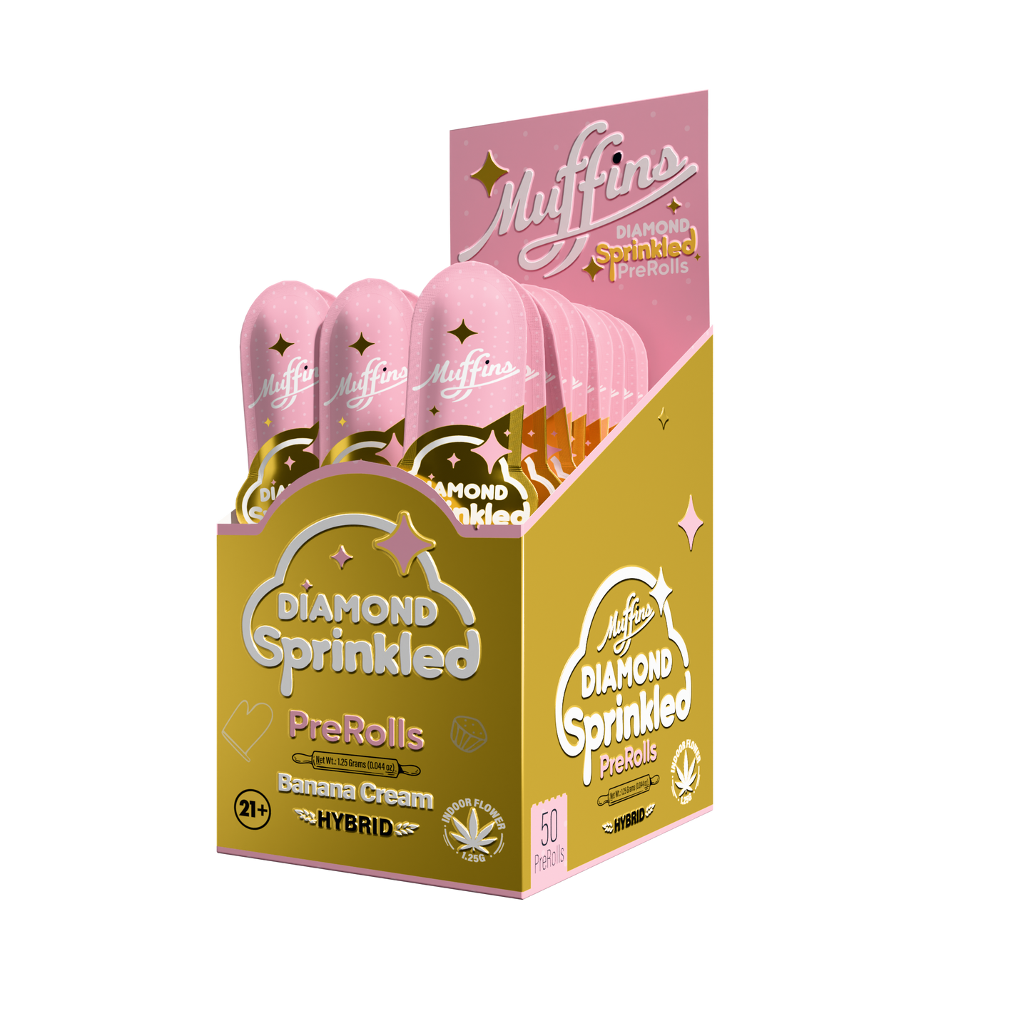 Muffins 50CT Diamond Sprinkled THC-P Pre-Rolls