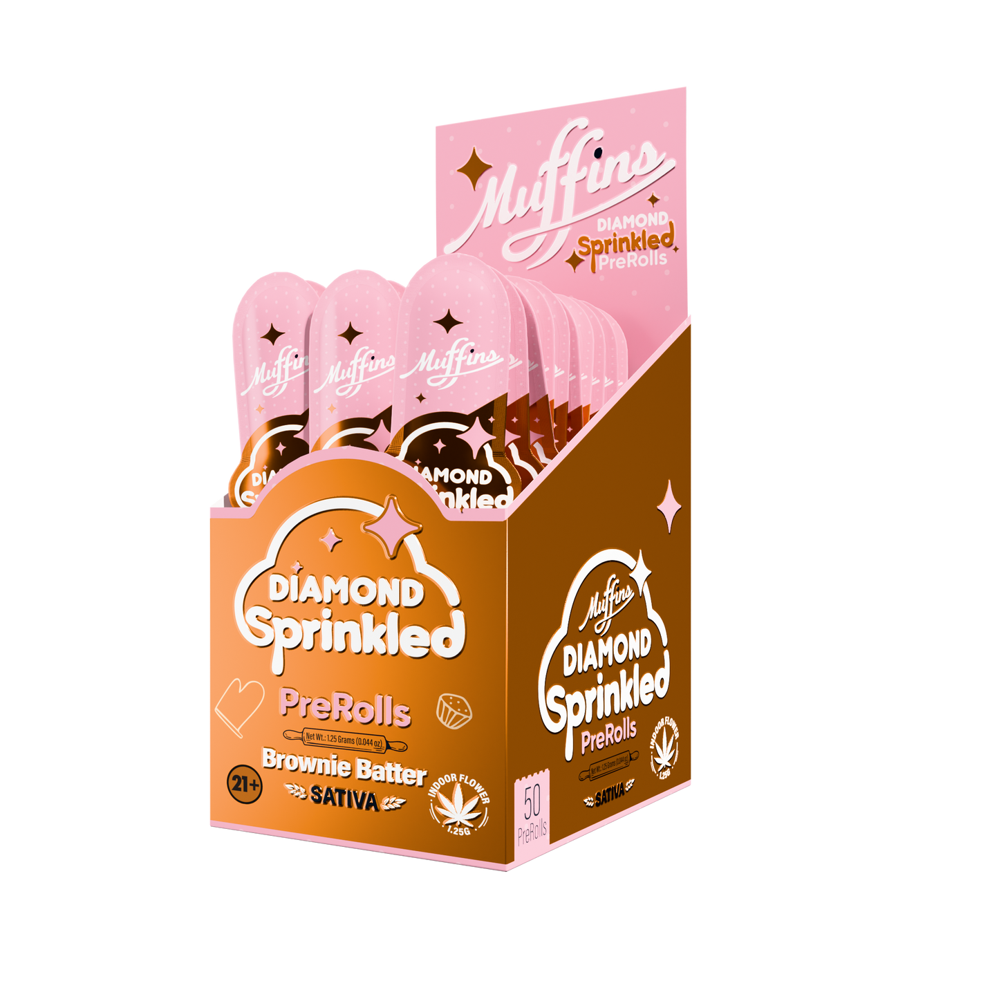 Muffins 50CT Diamond Sprinkled THC-P Pre-Rolls