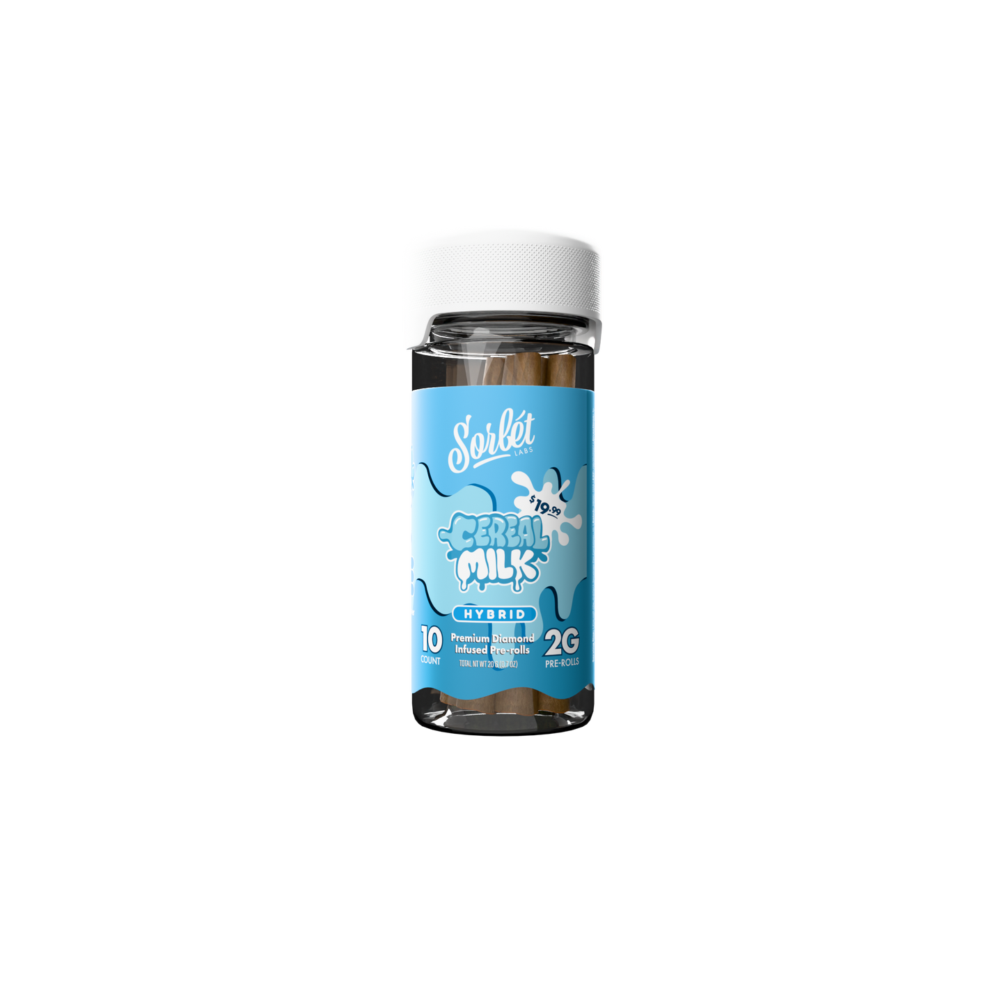 Sorbet 10CT 2G Pre-rolls Jar THC-A