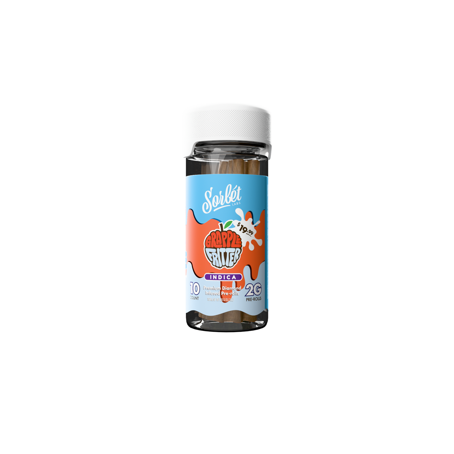 Sorbet 10CT 2G Pre-rolls Jar THC-A