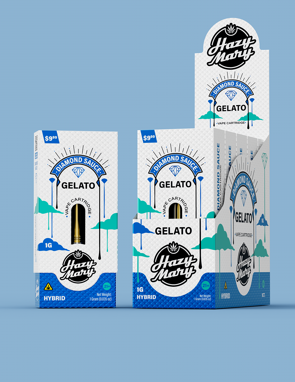 Hazy Mary 1G Vape Cartridge