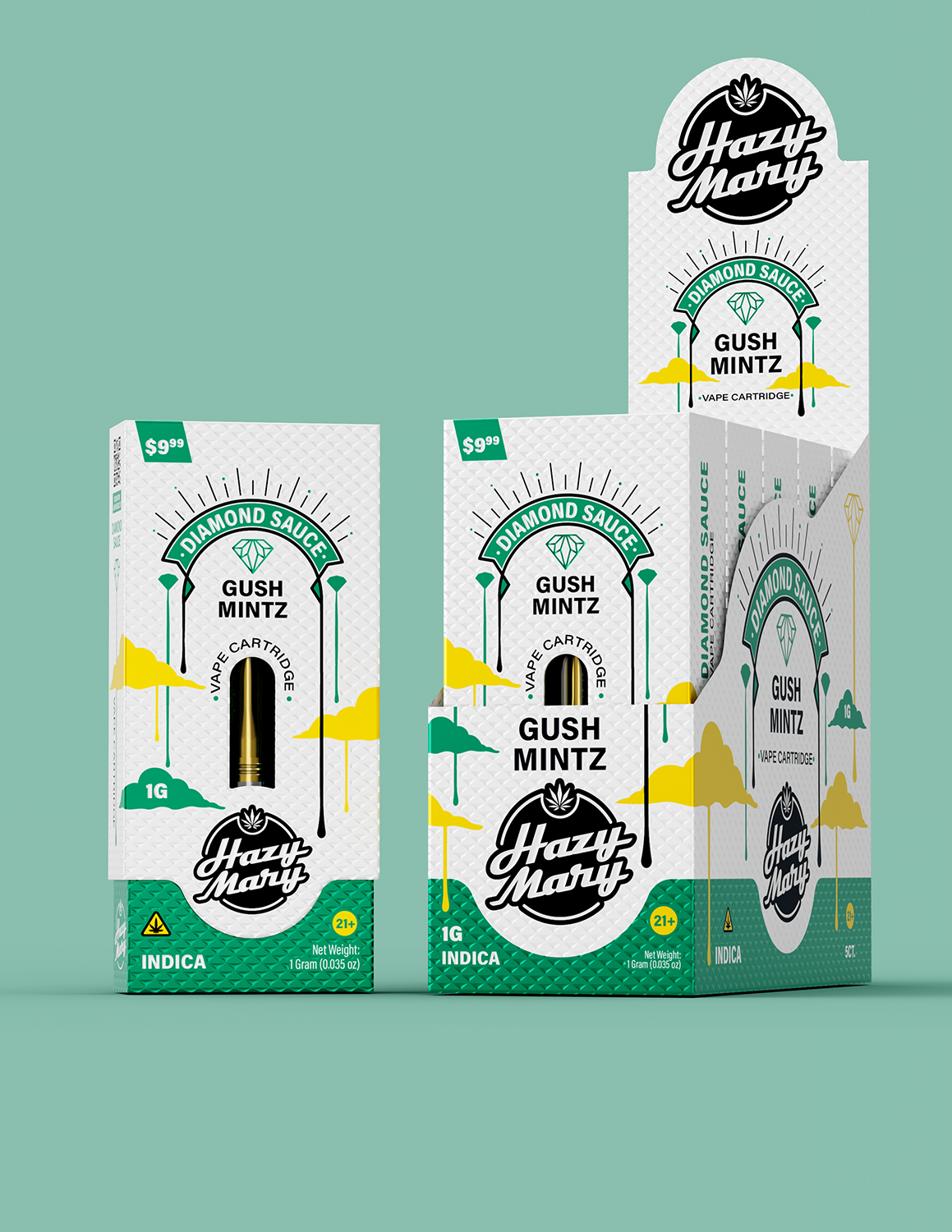 Hazy Mary 1G Vape Cartridge