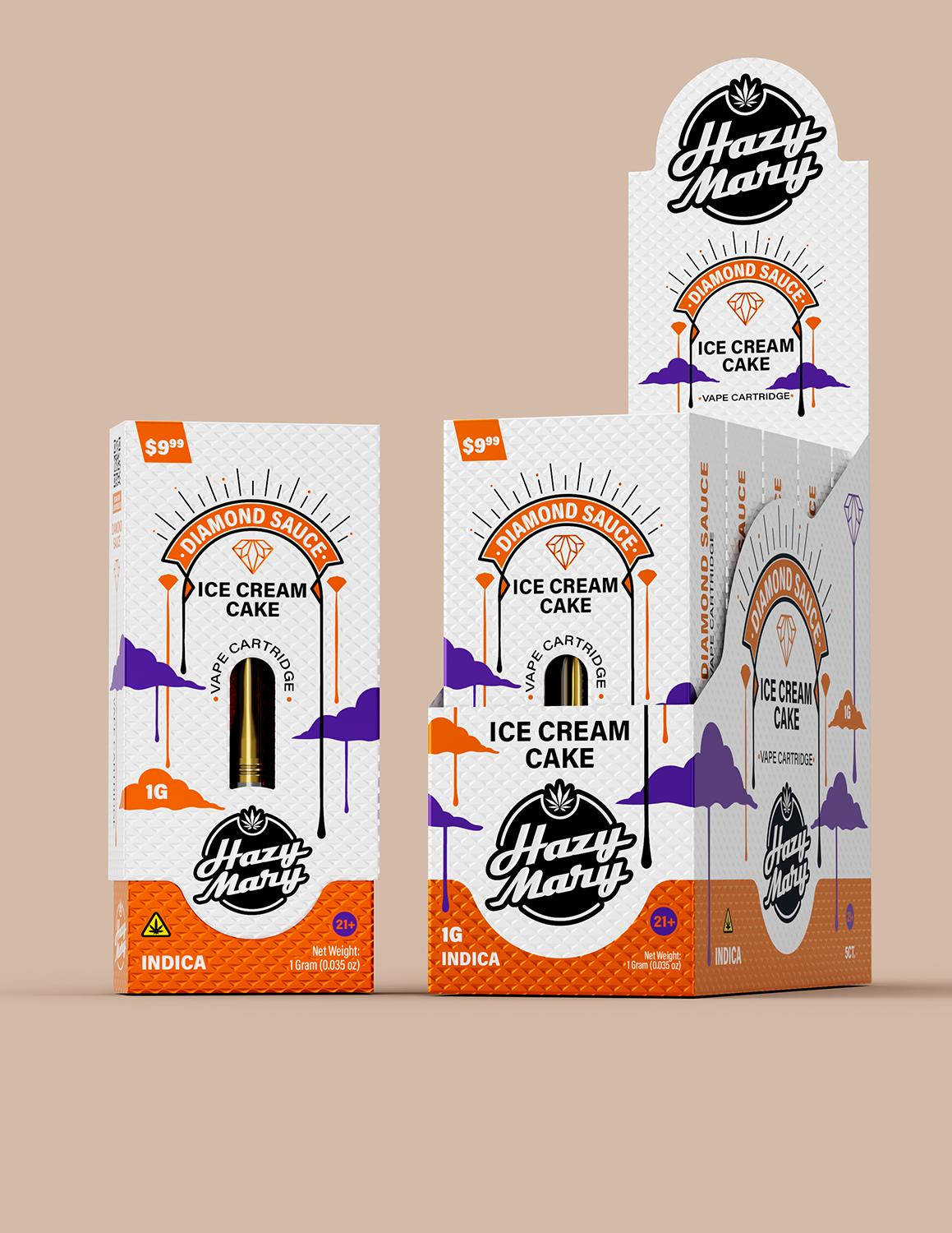 Hazy Mary 1G Vape Cartridge