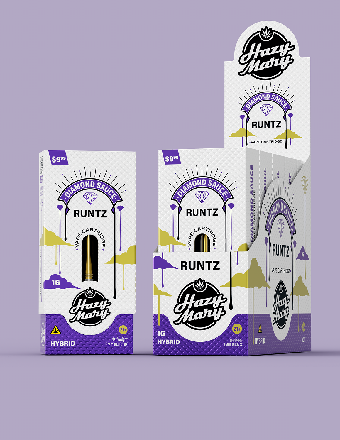 Hazy Mary 1G Vape Cartridge