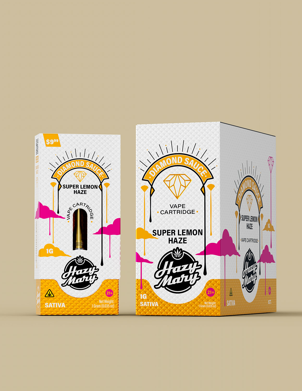 Hazy Mary 1G Vape Cartridge