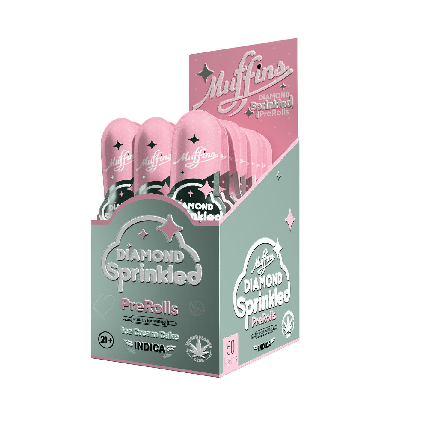 Muffins 50CT Diamond Sprinkled THC-P Pre-Rolls