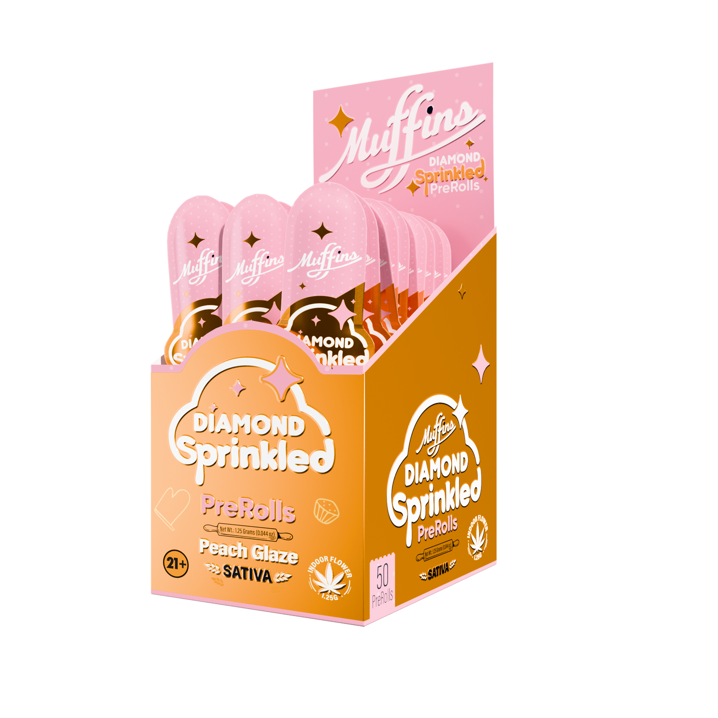 Muffins 50CT Diamond Sprinkled THC-P Pre-Rolls