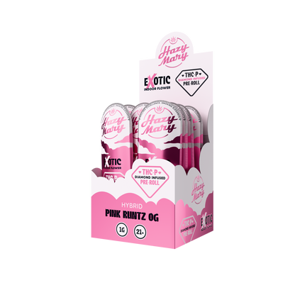 Hazy Mary Exotic Diamond Infused Pre-Rolls - 1G - THC-P