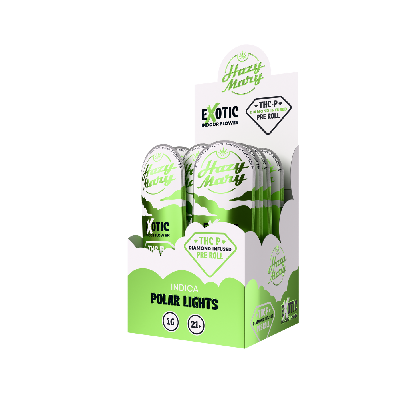 Hazy Mary Exotic Diamond Infused Pre-Rolls - 1G - THC-P