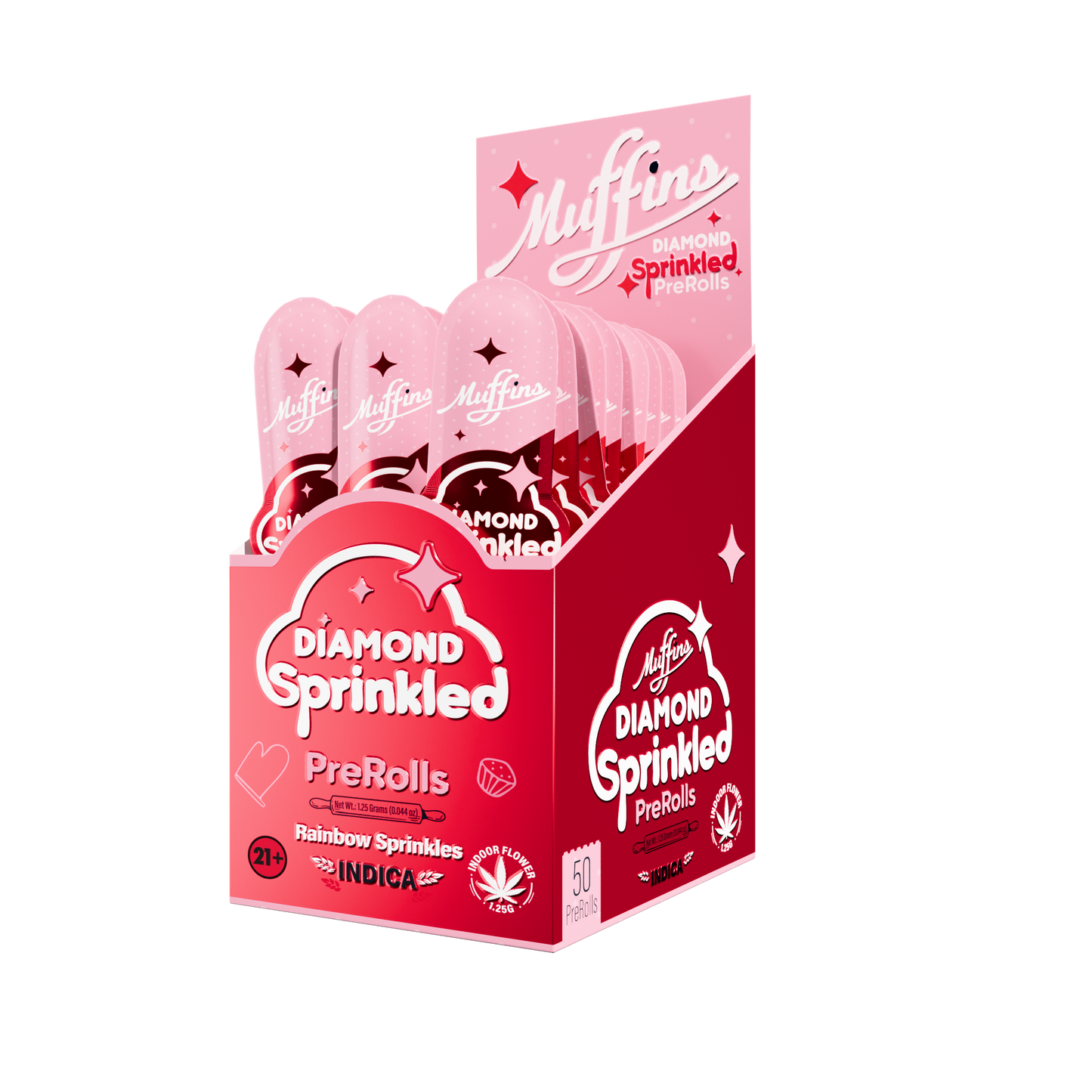 Muffins 50CT Diamond Sprinkled THC-P Pre-Rolls