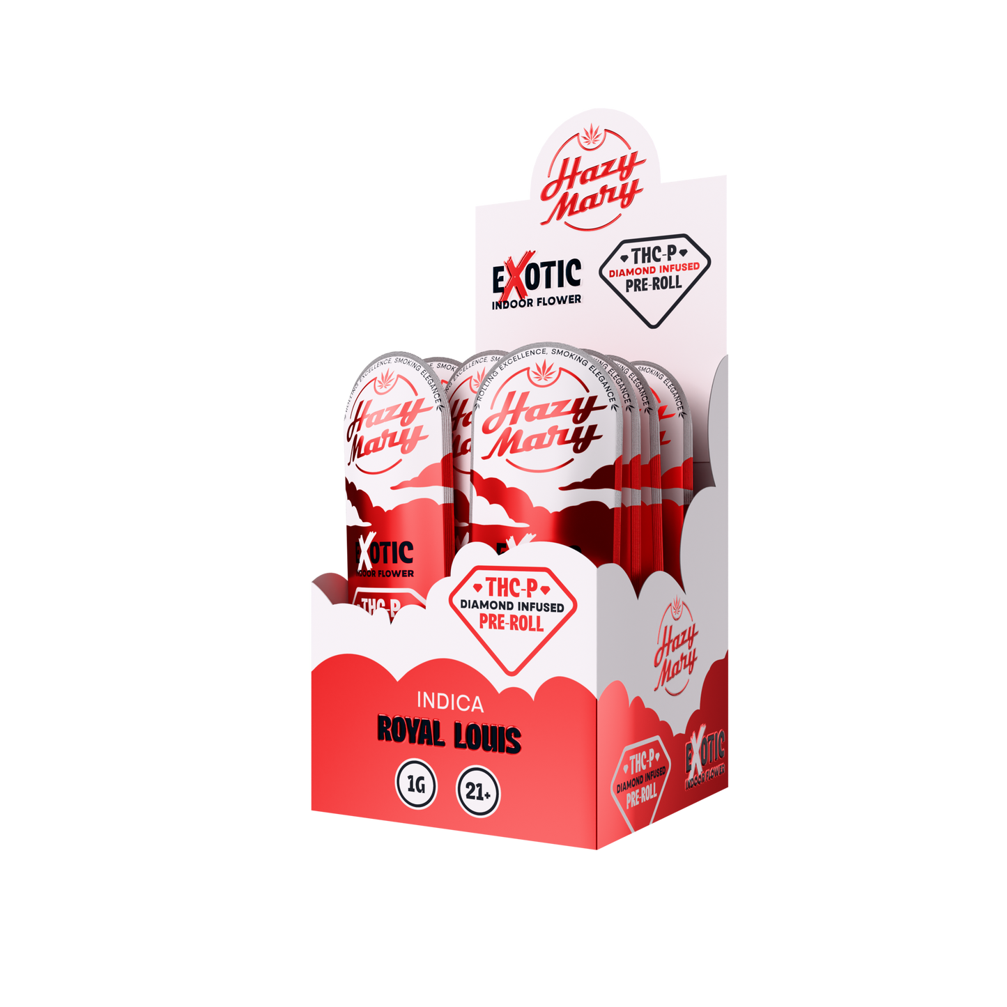 Hazy Mary Exotic Diamond Infused Pre-Rolls - 1G - THC-P