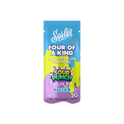 Sorbet 4 of a Kind 2G Pre-rolls THC-P