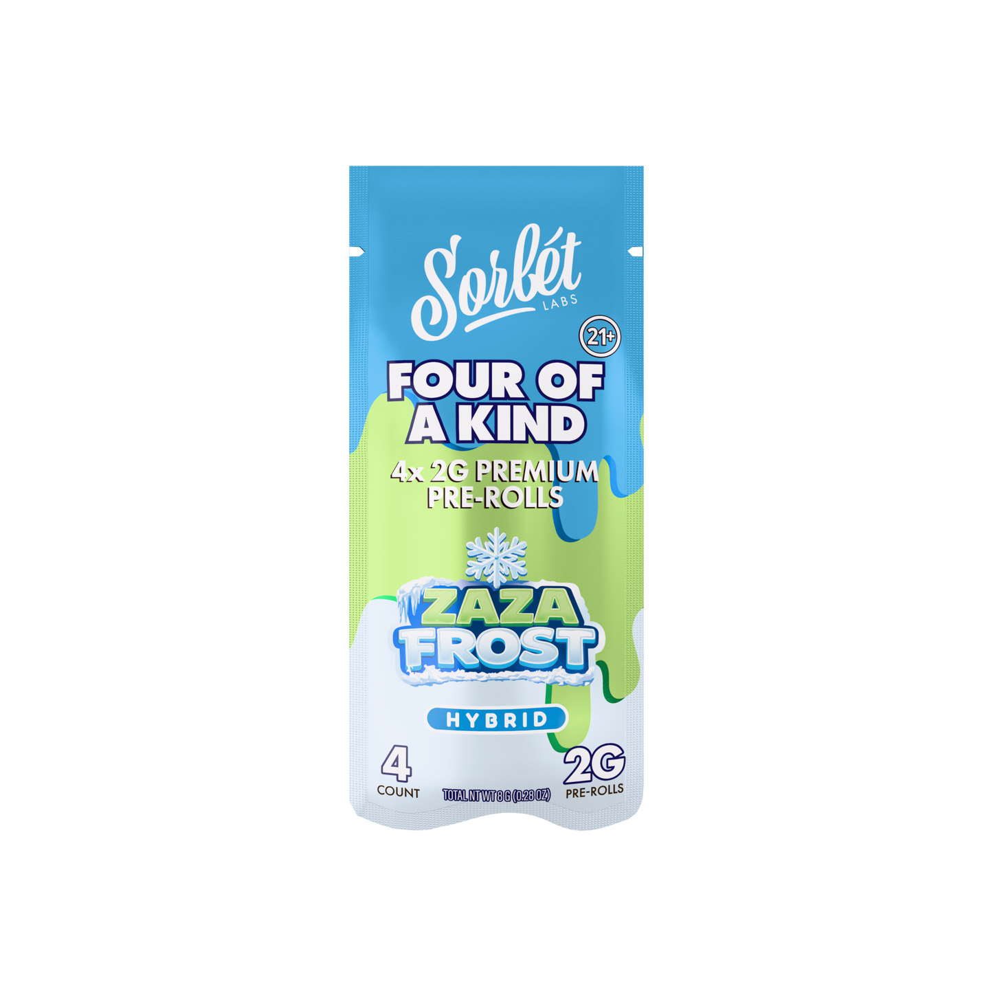 Sorbet 4 of a Kind 2G Pre-rolls THC-P